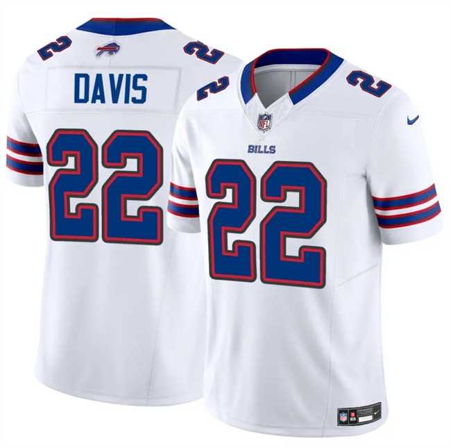 Men & Women & Youth Buffalo Bills #22 Ray Davis White 2024 F.U.S.E. Vapor Untouchable Limited Stitched Jersey Dzhi